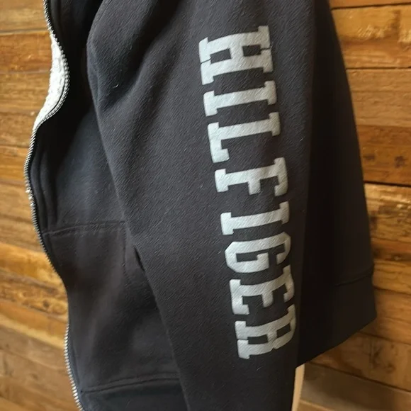 Tommy Hilfiger fleece-jacket black boys size large 16/18 - Picture 6 of 9